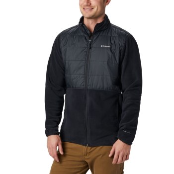 Columbia Jas Heren, Basin Butte Fleece Full Zip Zwart, 74WJBPUHD